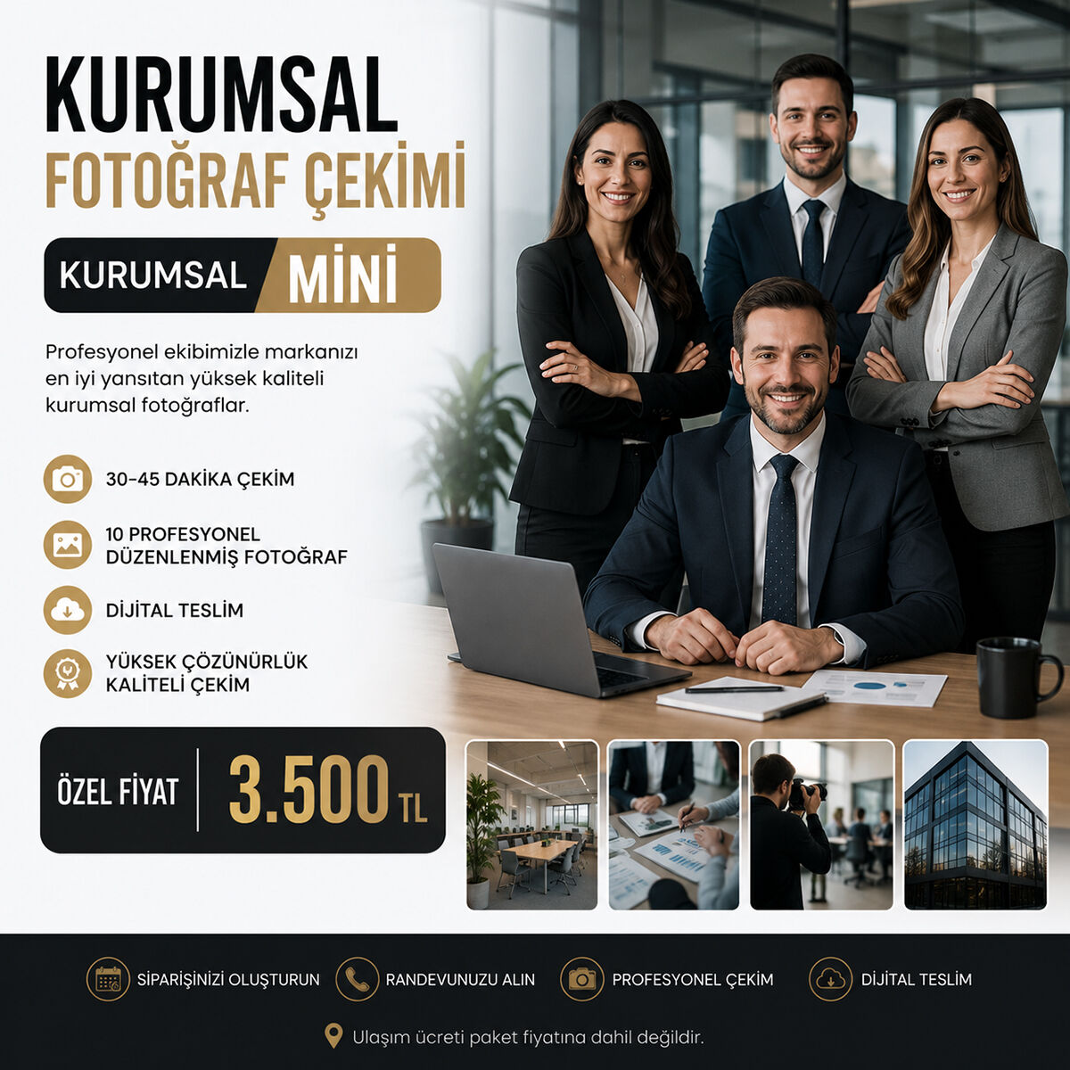 Mersin Kurumsal Mini Fotoğraf Çekim Paketi