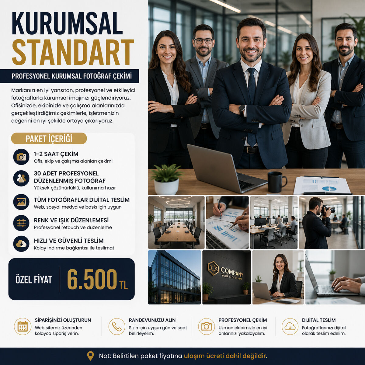 Mersin Kurumsal Standart Fotoğraf Çekimi