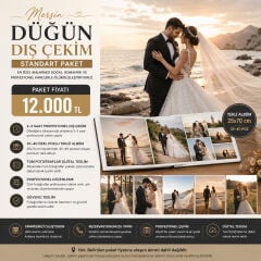 Mersin Düğün Dış Çekim – Standart Paket