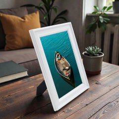 Beyaz 15x21 Lamine Fotoğraf Çerçevesi