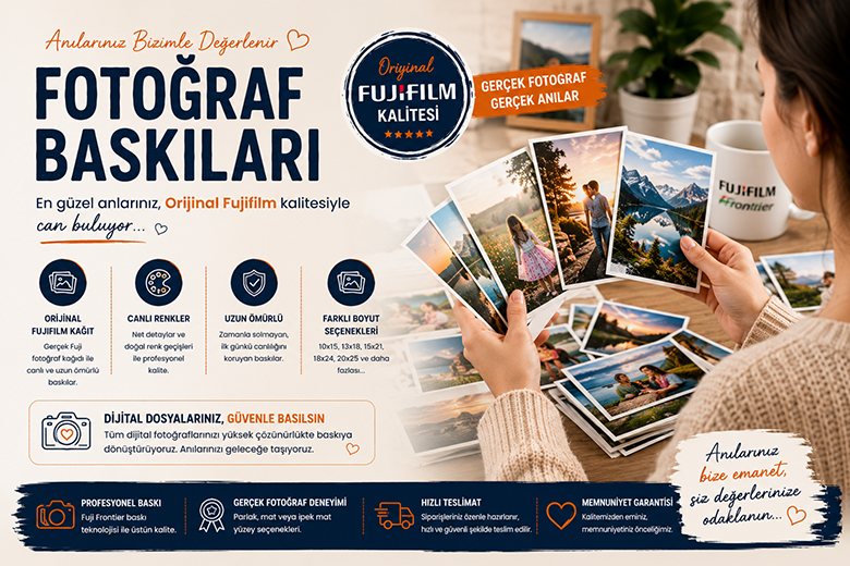 Orijinal Fuji Film Fotoğraf Baskıları